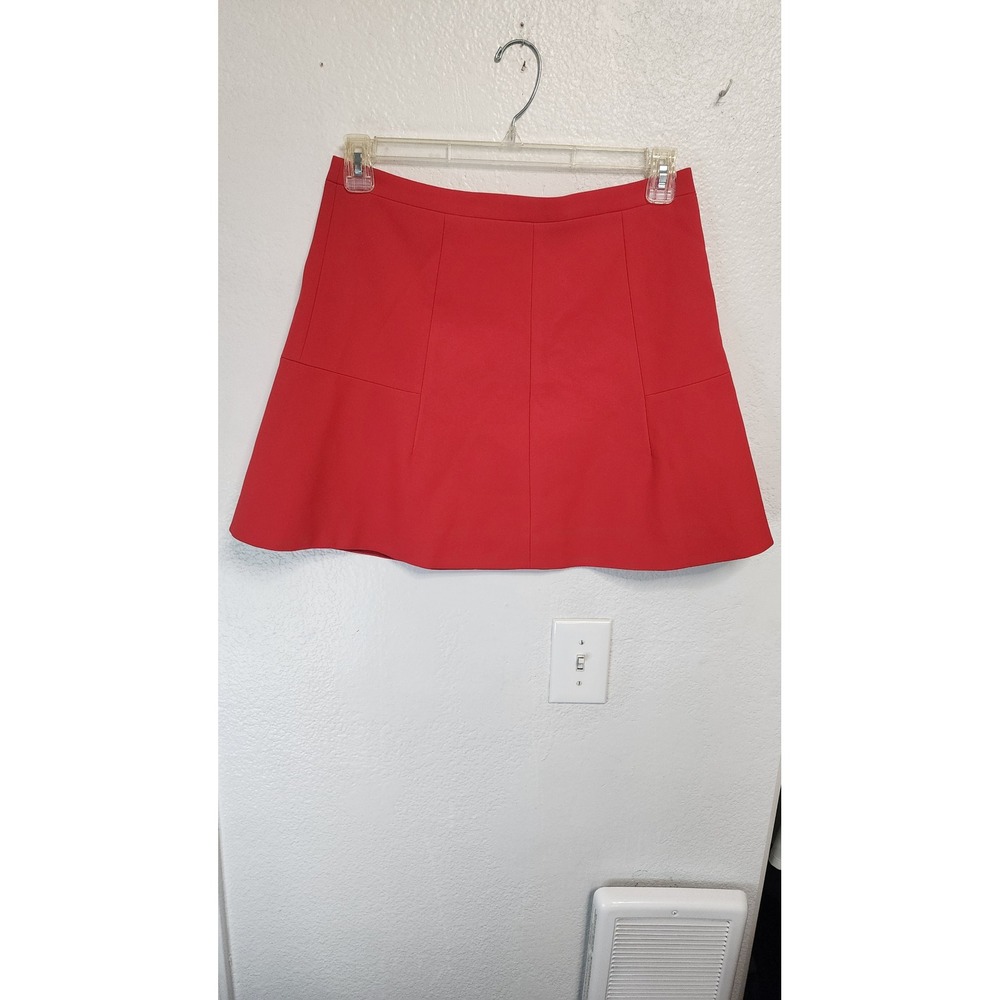 J.Crew Mini Skirt Womens 8 Red New